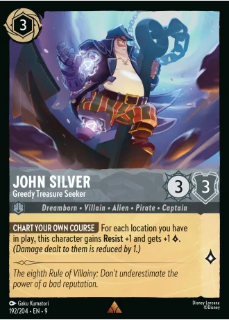 John Silver - Greedy Treasure Seeker #192/204 — Fabled