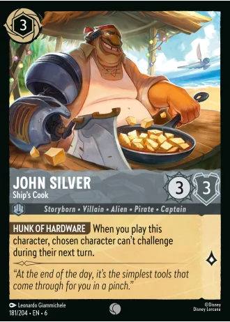 John Silver - Ship's Cook #181/204 — Azurite Sea