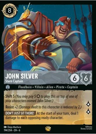 John Silver - Stern Captain #194/204 — Azurite Sea