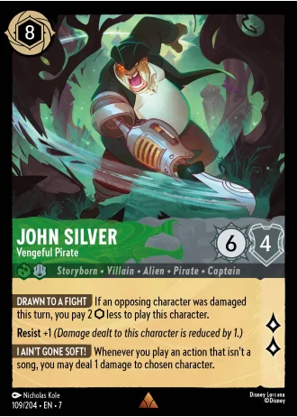 John Silver - Vengeful Pirate #109/204 — Archazia's Island
