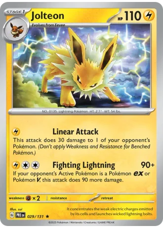 Jolteon #029/131 — Prismatic Evolutions
