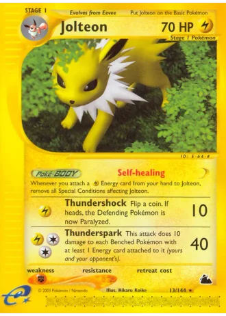 Jolteon #13 — Skyridge