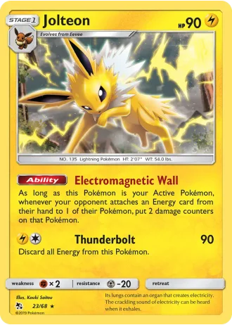 Jolteon #23 — Hidden Fates