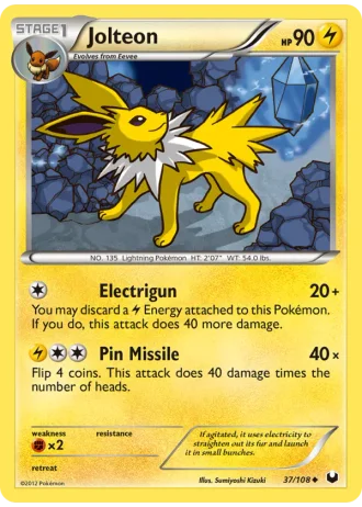 Jolteon #37/108 — Dark Explorers