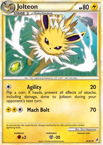 Jolteon #45/95 — Richiamo delle Leggende