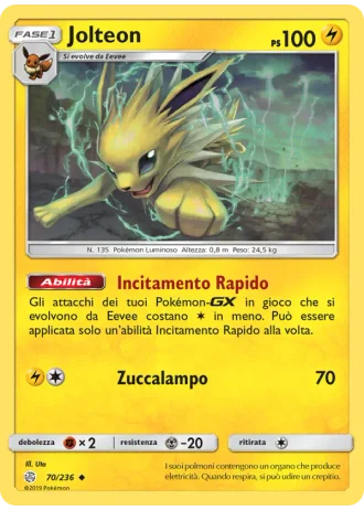 Jolteon #70 — Eclissi Cosmica