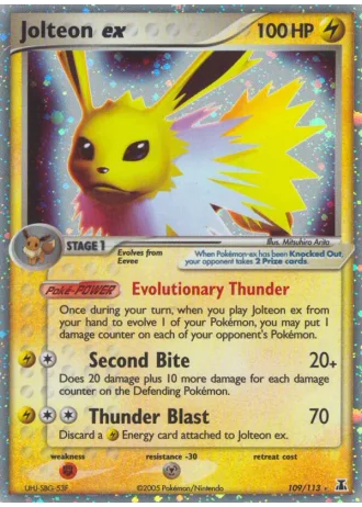 Jolteon ex #109 — Delta Species