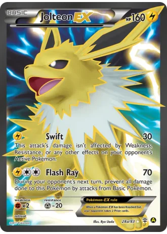 Jolteon EX #28 — Generations
