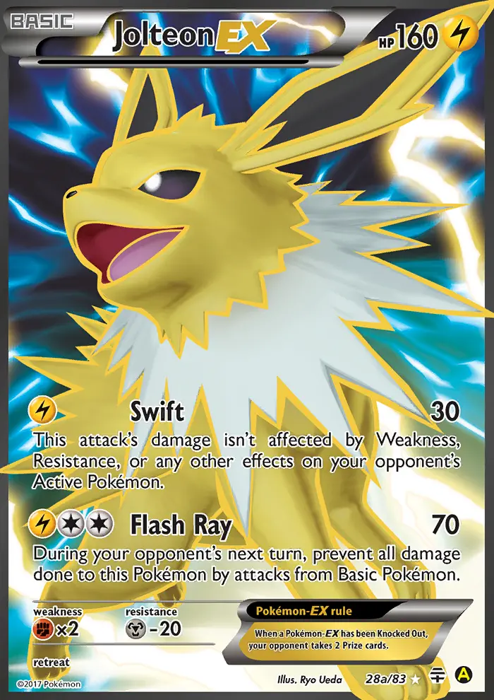 Jolteon EX #28a — Generations