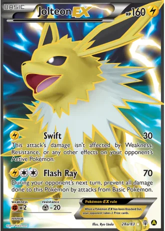 Jolteon EX #28a/83 — Generations