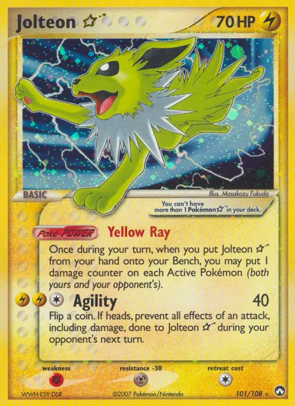 Jolteon Gold Star #101 — Power Keepers