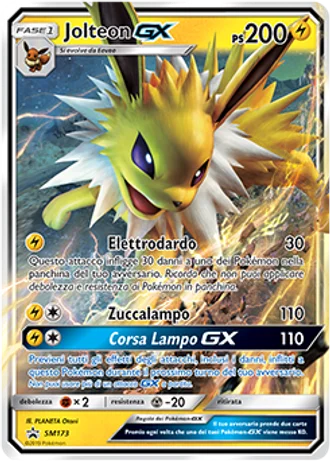 Jolteon GX SM173 — Sole e Luna Promos