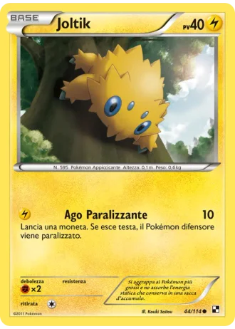 Joltik #44/114 — Nero e Bianco