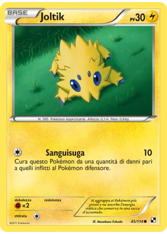 Joltik #45/114 — Nero e Bianco