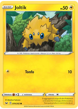 Joltik #70/202 — Spada e Scudo