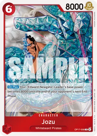 Jozu (OP17-008) — The World's Strongest Warriors (OP17)