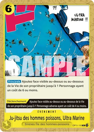 Ju-jitsu des hommes poissons, Ultra Marine (OP11-116) — Des Poings Vifs Comme l'Éclair (OP11)