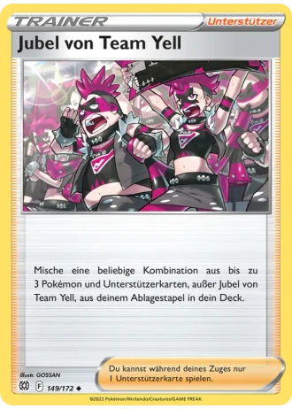 Jubel von Team Yell #149/172 — Strahlende Sterne