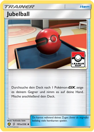 Jubelball #191a — Gelbes-A-Alternativkarten