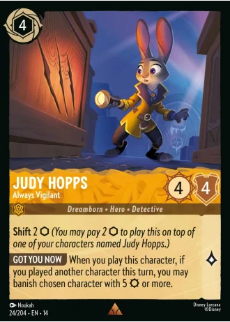 Judy Hopps - Always Vigilant #24/257 — Hyperia City