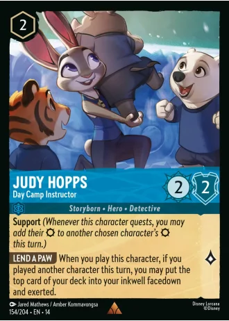 Judy Hopps - Day Camp Instructor #154/257 — Hyperia City