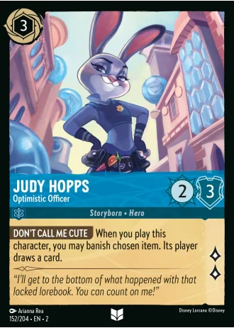 Judy Hopps - Optimistic Officer #152/204 — Rise of the Floodborn