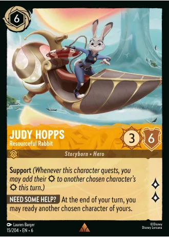 Judy Hopps - Resourceful Rabbit #15/204 — Azurite Sea