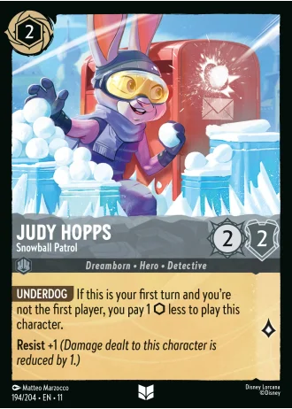 Judy Hopps - Snowball Patrol #194/204 — Winterspell