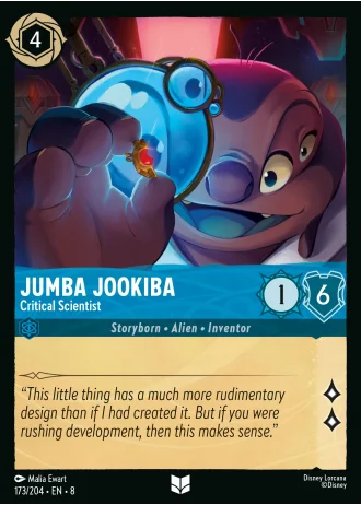 Jumba Jookiba - Critical Scientist #173/204 — Reign of Jafar