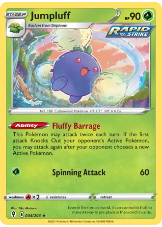 Jumpluff #4/203 — Evolving Skies