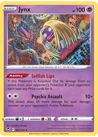 Jynx #062/195 — Silver Tempest