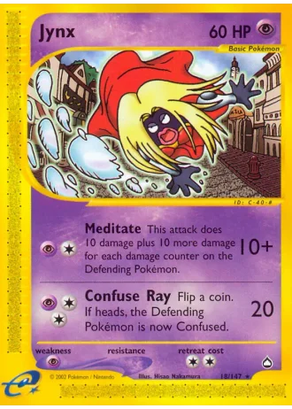 Jynx #18/147 — Aquapolis