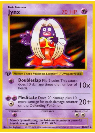 Jynx #31/102 — Base Set