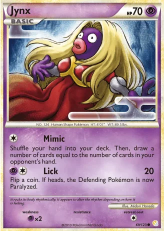 Jynx #69/123 — HeartGold SoulSilver