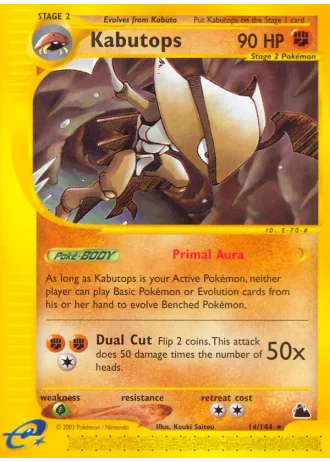 Kabutops #14 — Skyridge