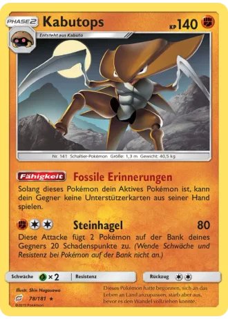 Kabutops #78 — Teams sind Trumpf