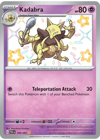 Kadabra #149 — Paldean Fates