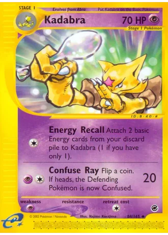 Kadabra #84/165 — Expedition Set Base
