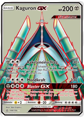 Kaguron GX #144/156 — Ultra-Prisma
