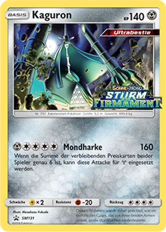 Kaguron SM131 — Sonne & Mond Promos