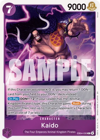 Kaido (EB04-030) — The Azure Sea's Seven (OP14-EB04)