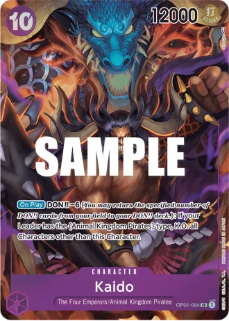 Kaido (OP01-094) (Alternative Art) — Romance Dawn (OP01)