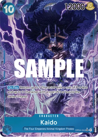 Kaido (OP04-044) (Alternative Art) — Kingdoms of Intrigue (OP04)