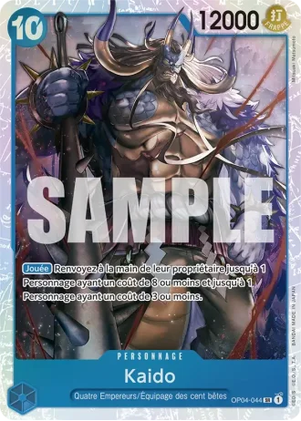 Kaido (OP04-044) (Alternative Art) — ONE PIECE CARD THE BEST (PRB01)