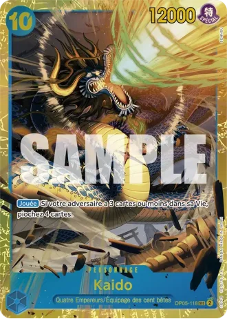 Kaido (OP05-118) (Alternative Art) — ONE PIECE CARD THE BEST (PRB01)