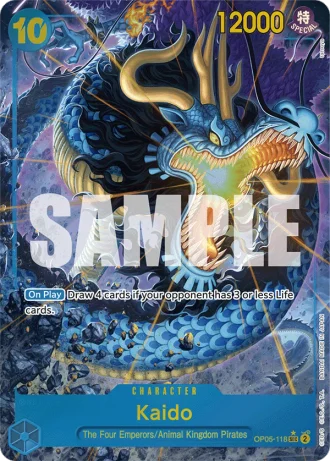 Kaido (OP05-118) (Alternative Art) — One Piece The Best (PRB01)