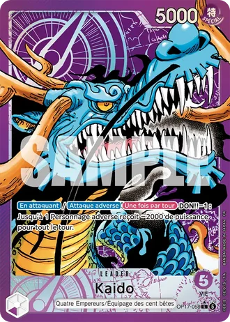 Kaido (OP17-058) (Alternative Art) — Les Guerriers les Plus Puissants au Monde (OP17)