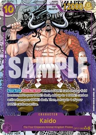Kaido (OP17-062) (Alternative Art 2) — The World's Strongest Warriors (OP17)