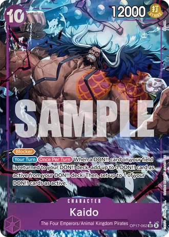 Kaido (OP17-062) (Alternative Art) — The World's Strongest Warriors (OP17)