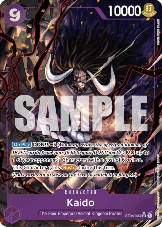 Kaido (ST04-003) (Alternative Art) — One Piece The Best (PRB01)